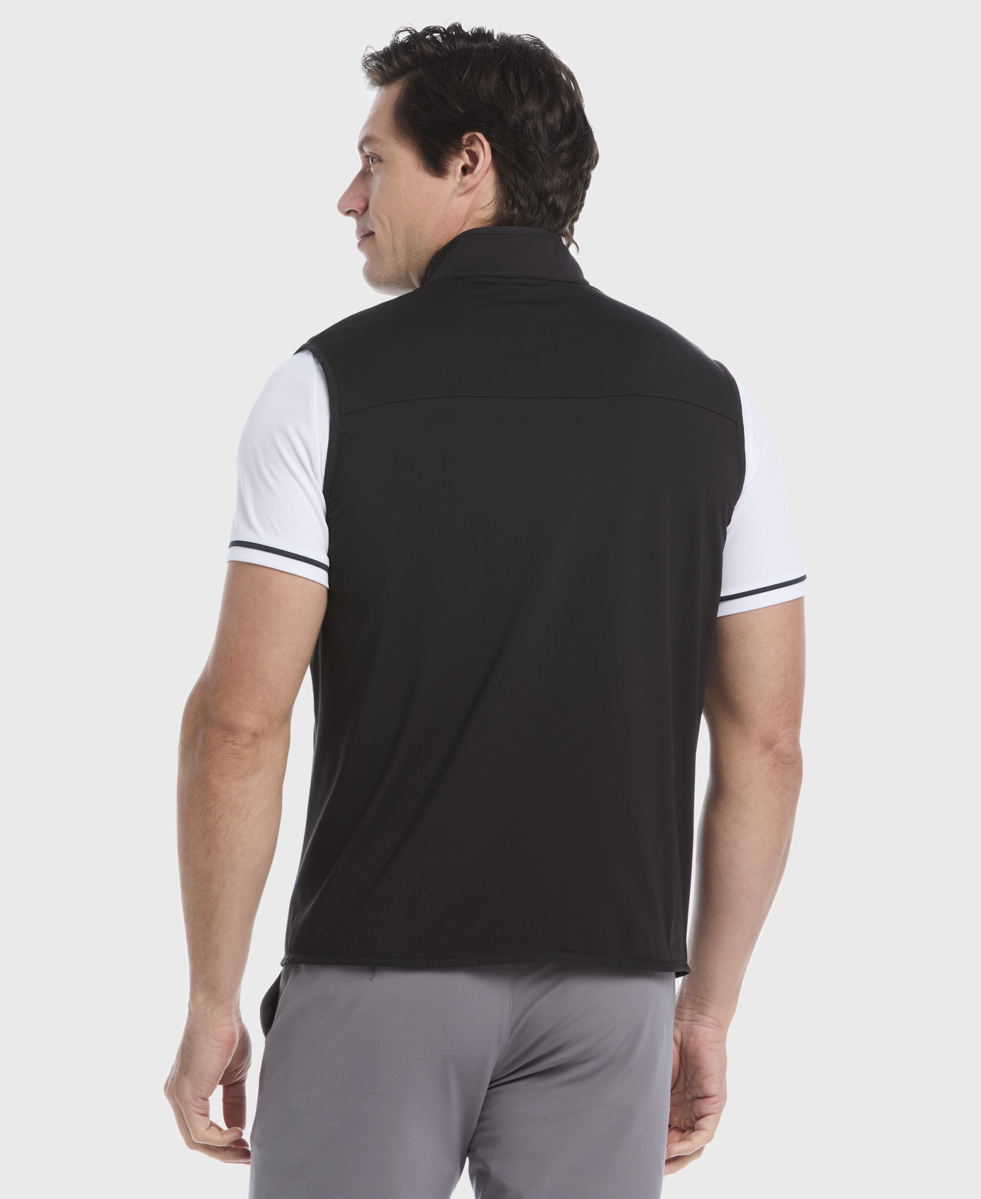 Men's Lightweight Full Zip Golf Vest – Golf Apparel Shop
