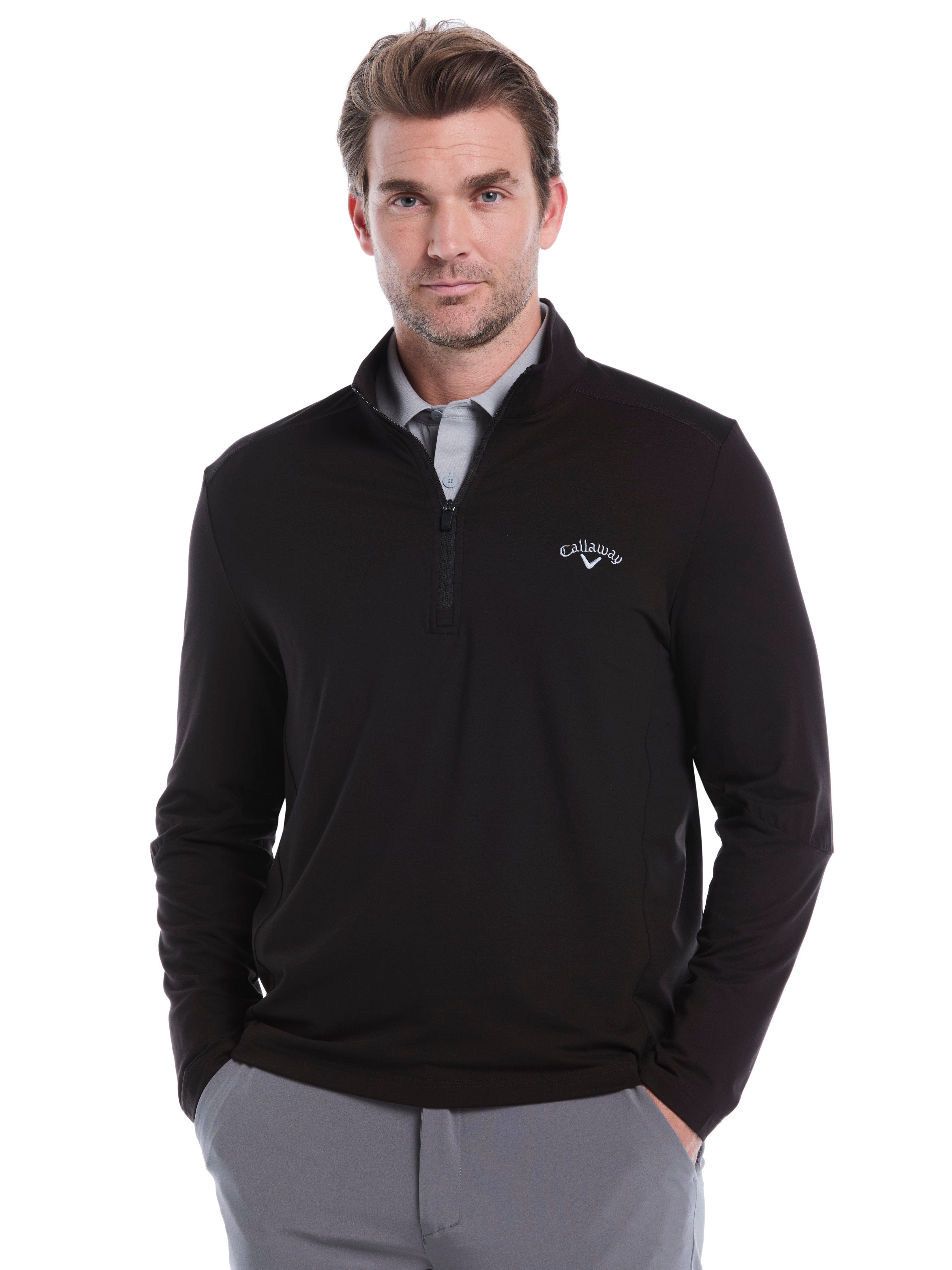 Men's Lightweight Quarter Zip Golf Pullover – Golf Apparel Shop