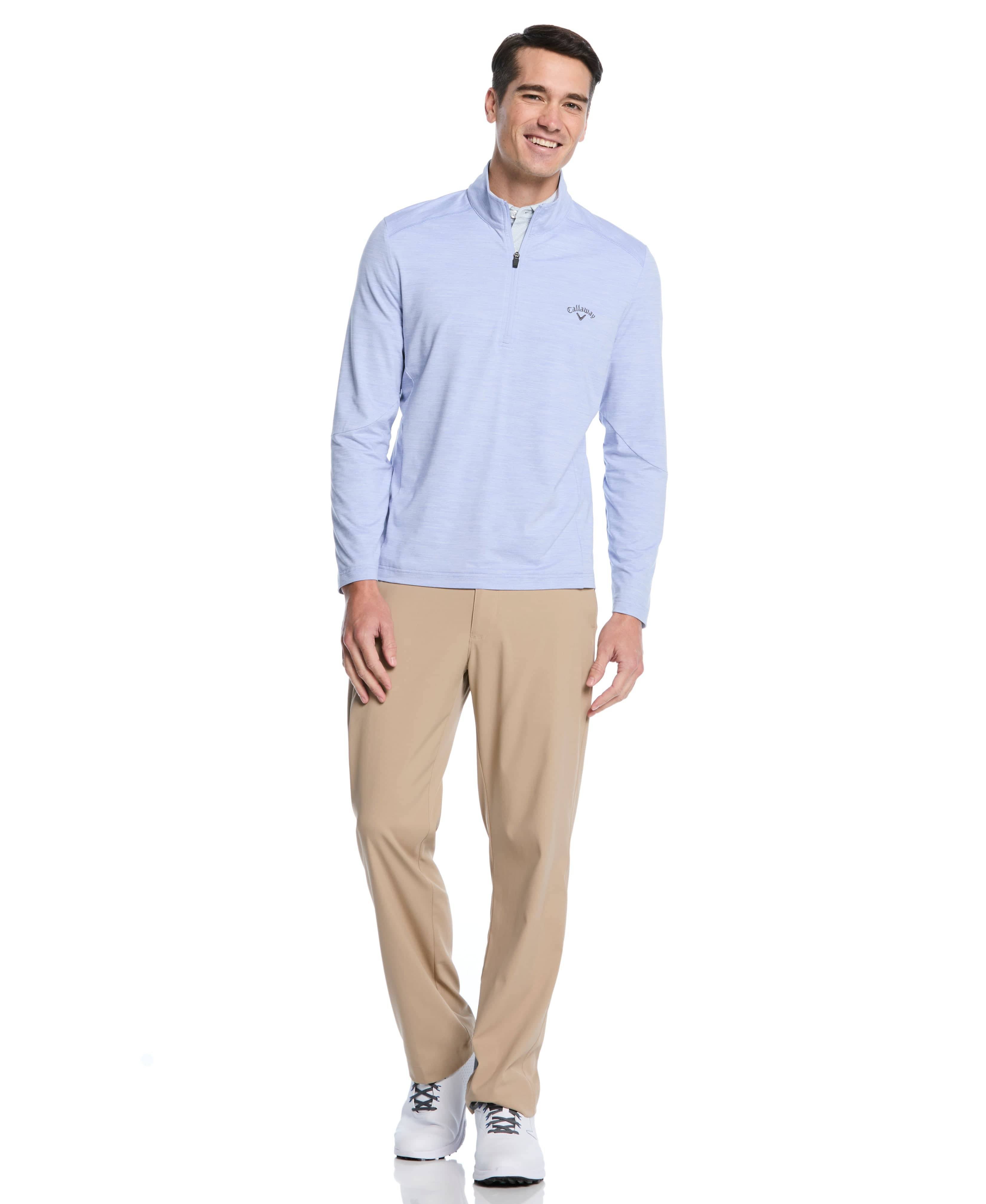Men's Lightweight Quarter Zip Golf Pullover – Golf Apparel Shop