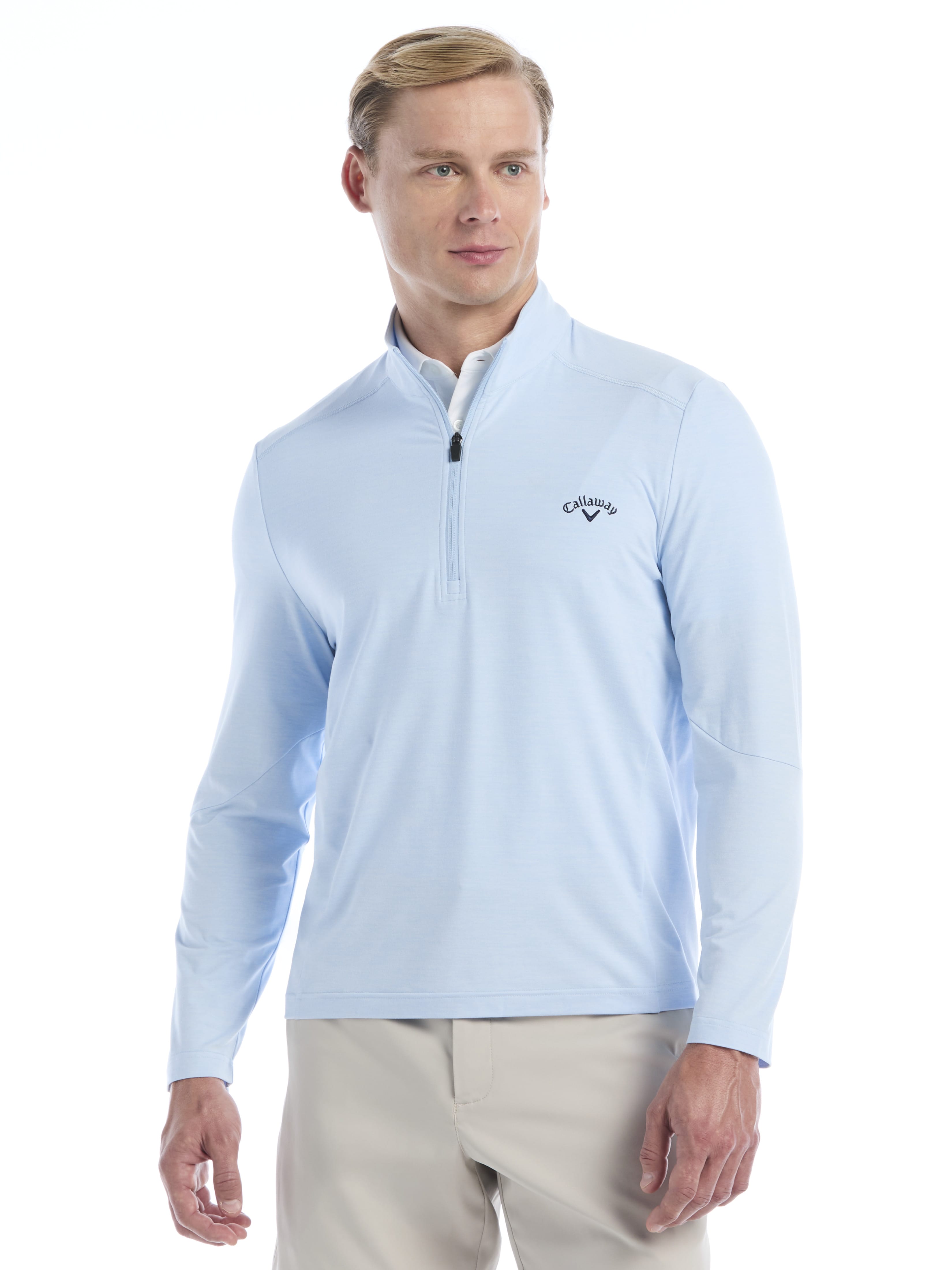 Men's Lightweight Quarter Zip Golf Pullover – Golf Apparel Shop