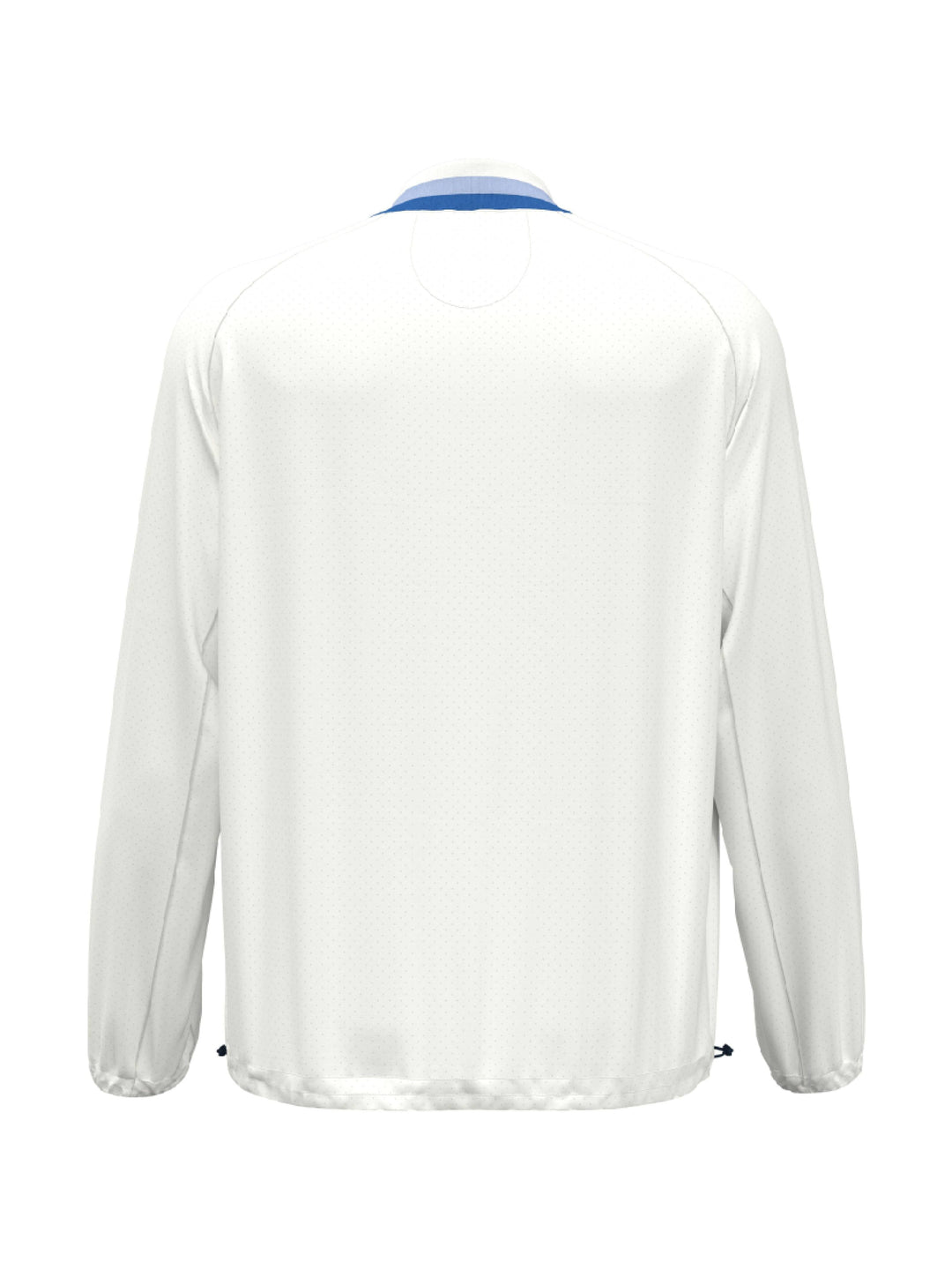 Men's Lightweight Quarter Zip Long Sleeve Golf Windbreaker With Striped Collar