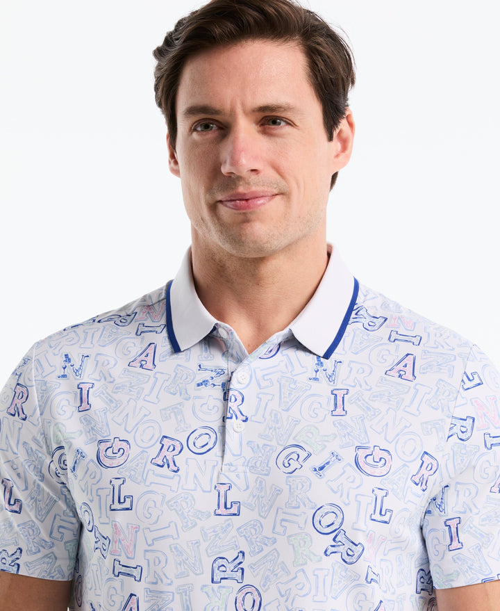 Men's Logo Play Print Polo