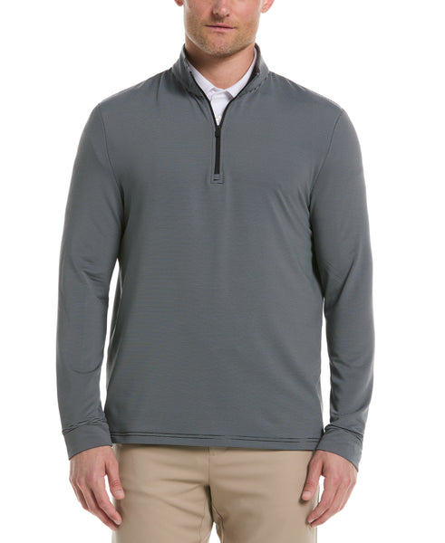 Men's Long Sleeve Feeder Stripe Mock Neck – Golf Apparel Shop