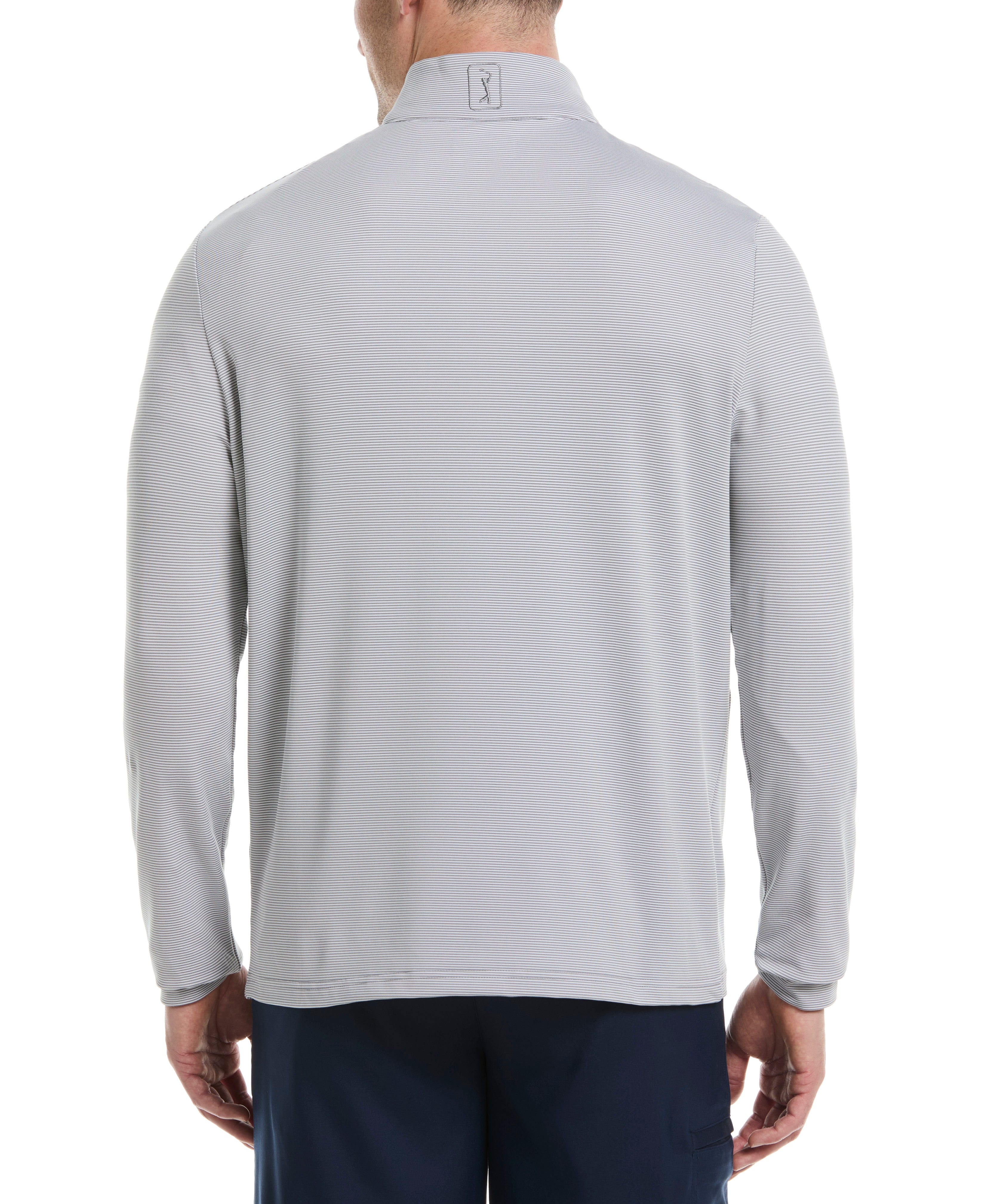 Men's Long Sleeve Feeder Stripe Mock Neck – Golf Apparel Shop