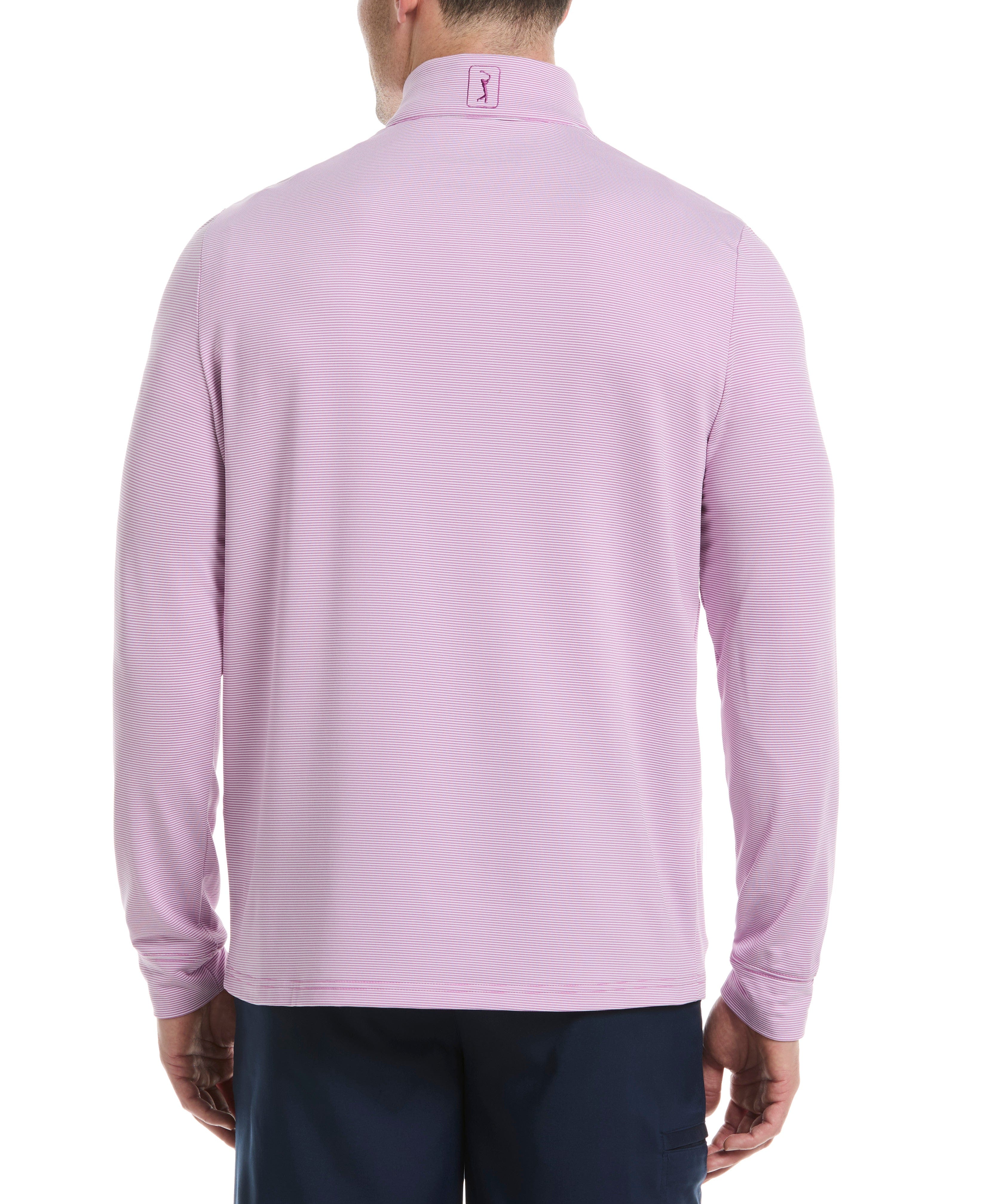 Men's Long Sleeve Feeder Stripe Mock Neck – Golf Apparel Shop