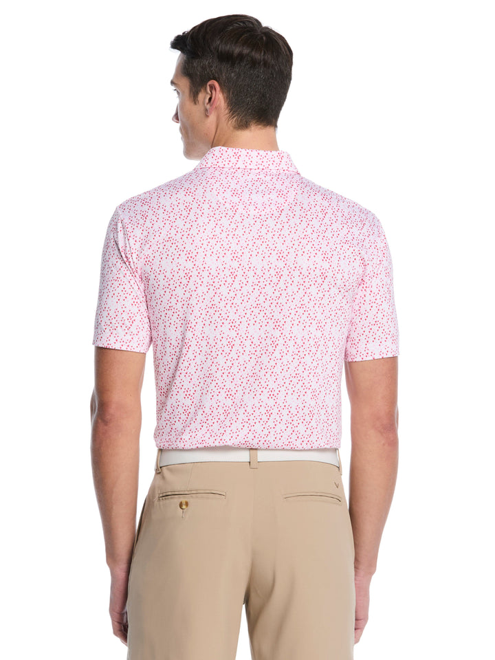 Men's Love Funfetti Print Polo
