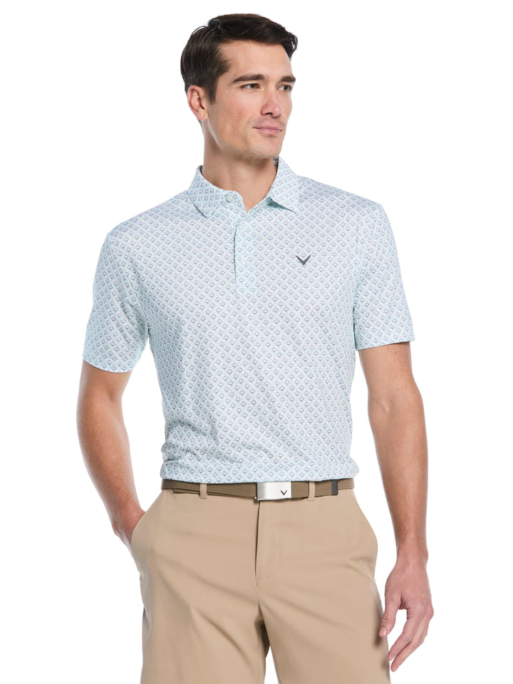 Men's Lucky Cards Print Polo