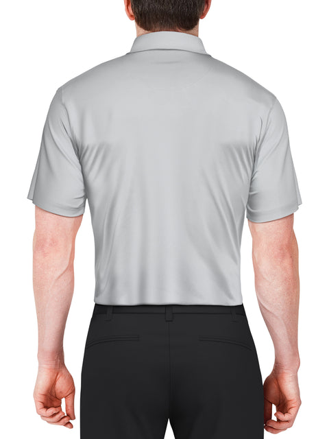 Marble Ombre Print Golf Polo (Gray Dawn) 