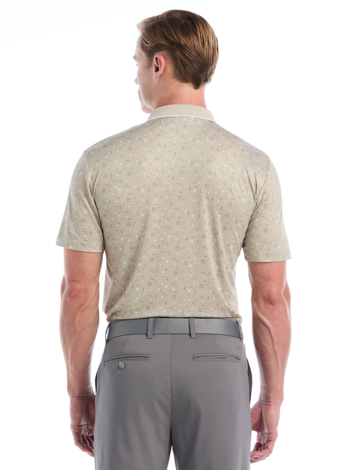 Men's Memento Print Polo