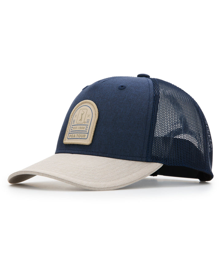 Mesh Back Golf Trucker Cap (Peacoat) 