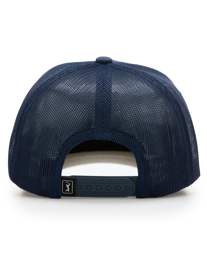 Mesh Back Golf Trucker Cap (Peacoat) 
