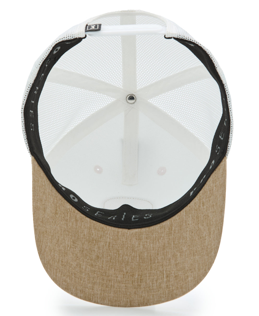 Mesh Back Golf Trucker Cap (Bright White) 