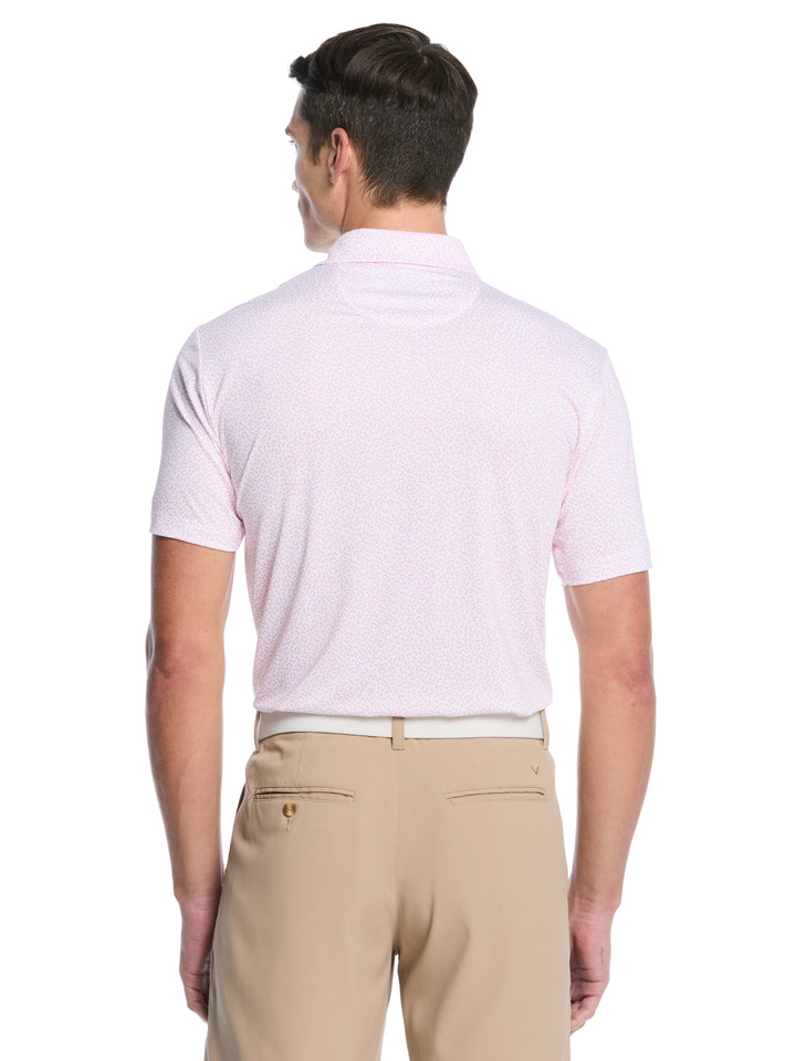 Men's Micro Hearts Print Polo