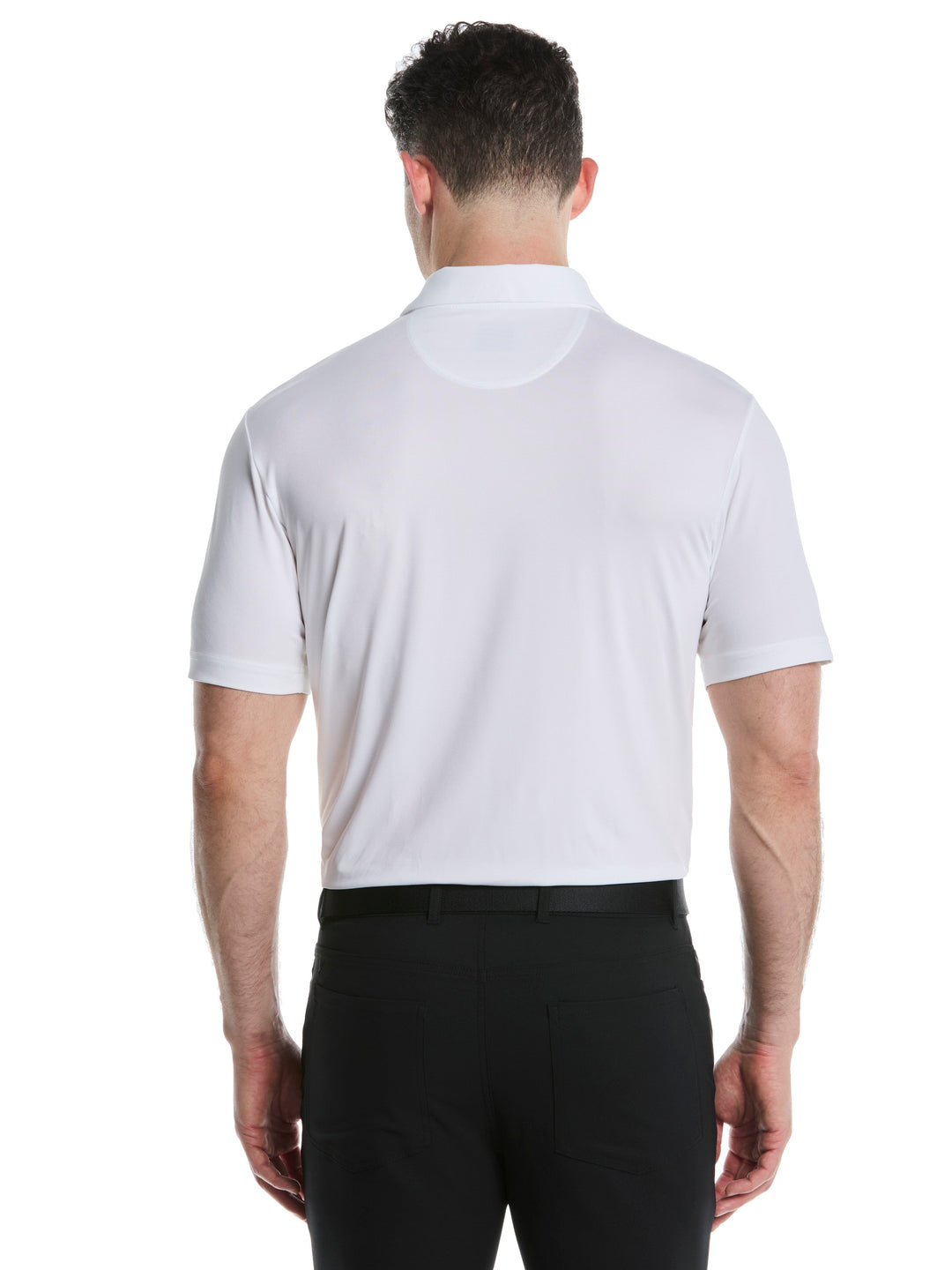 Men's Micro Hex Golf Polo