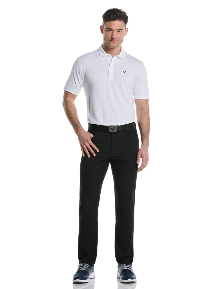 Men's Micro Hex Golf Polo