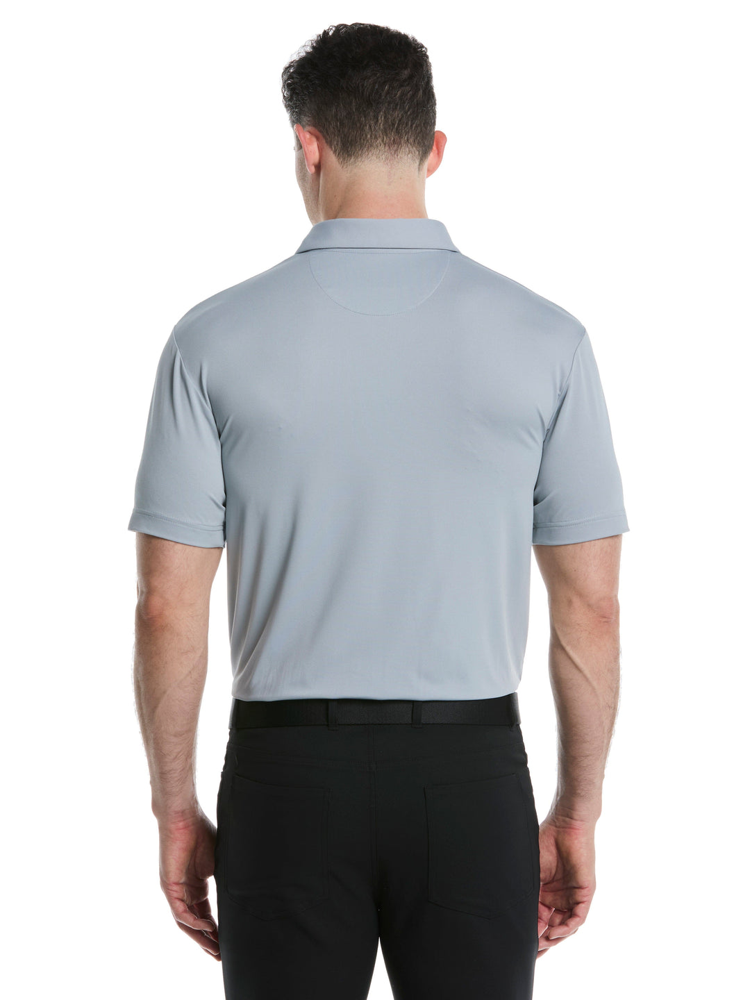Men's Micro Hex Golf Polo