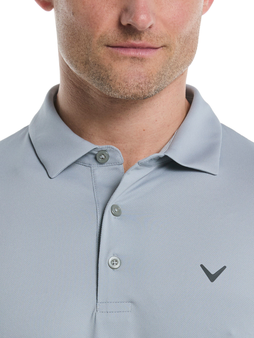 Men's Micro Hex Golf Polo