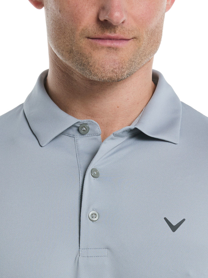 Men's Micro Hex Golf Polo