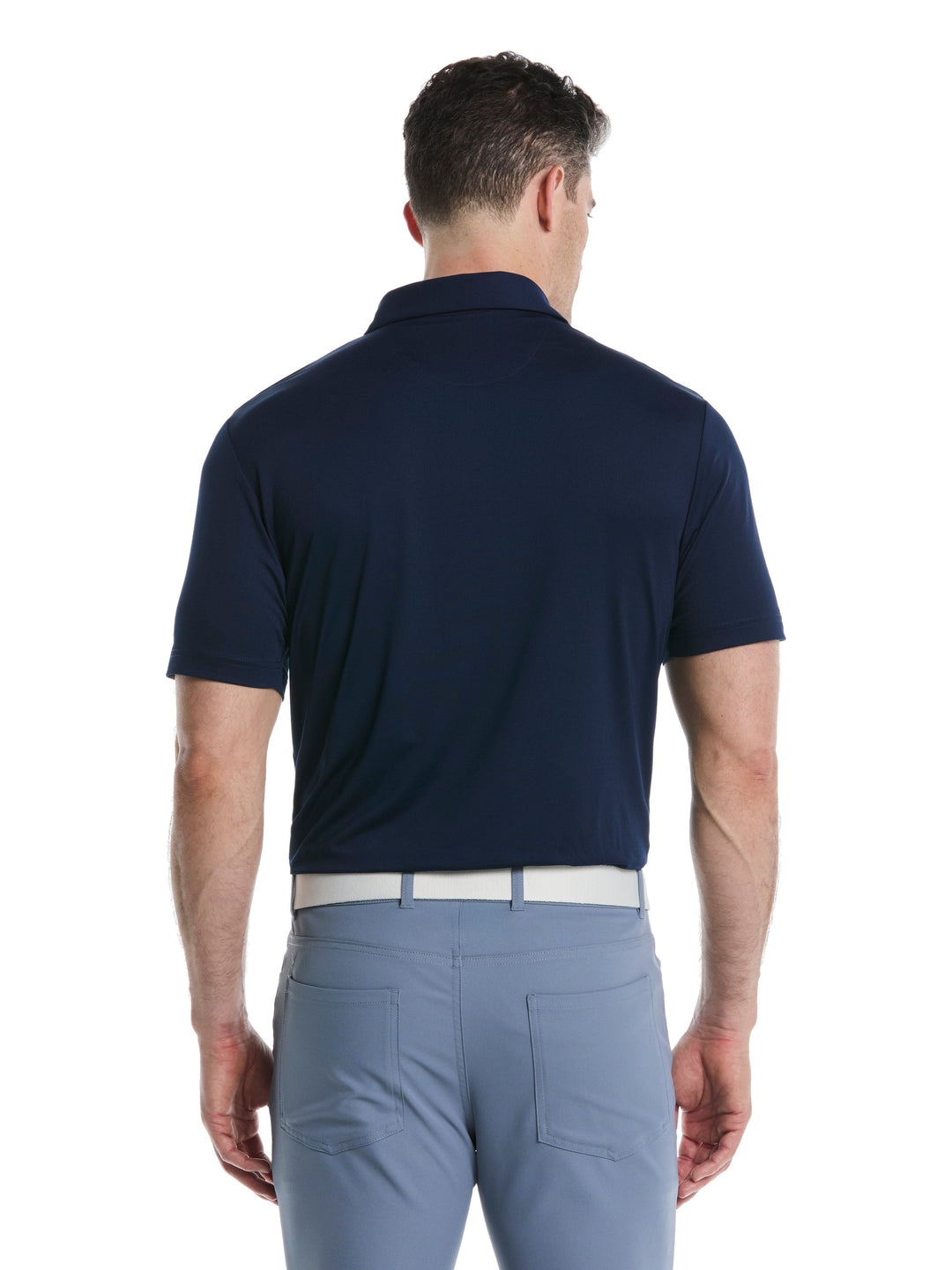 Men's Micro Hex Golf Polo