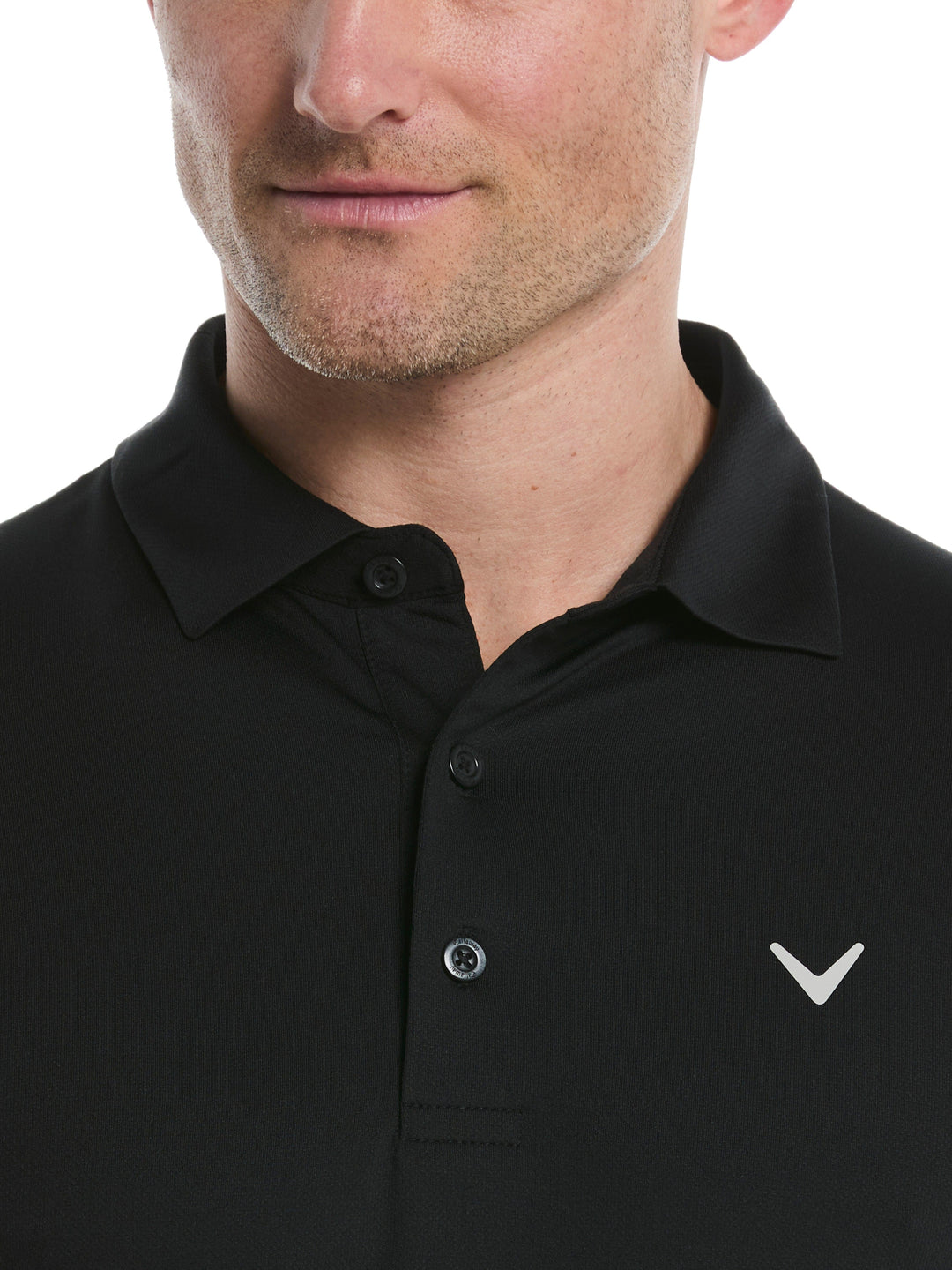 Men's Micro Hex Golf Polo