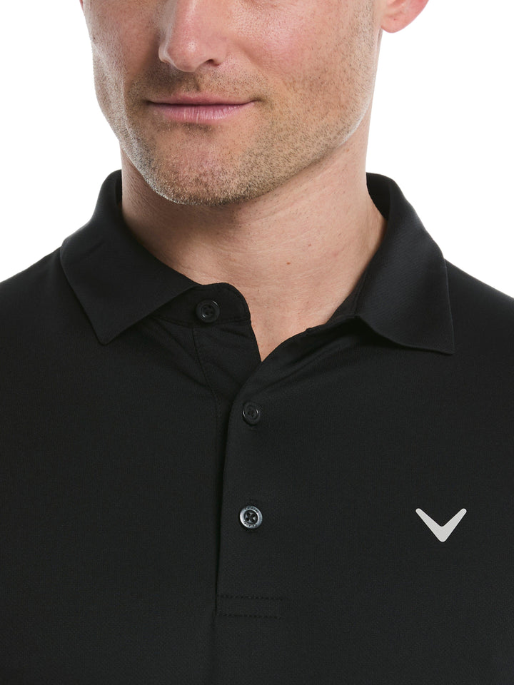 Men's Micro Hex Golf Polo
