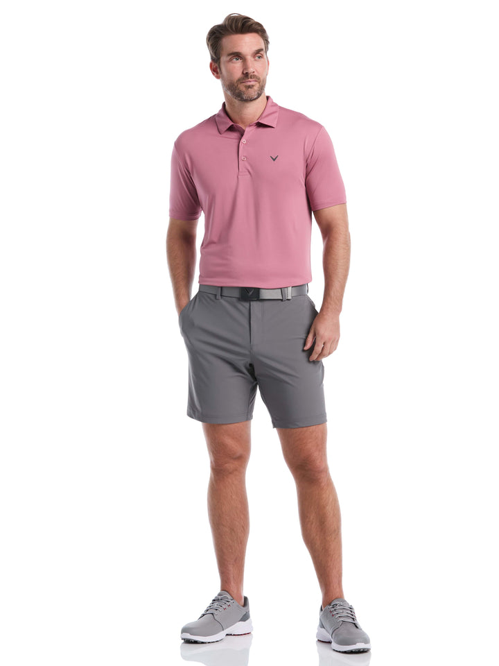 Men's Micro Hex Golf Polo