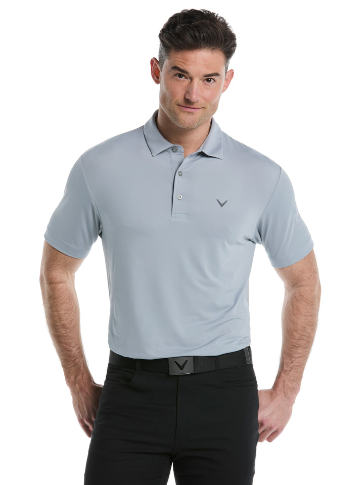 Men's Micro Hex Golf Polo