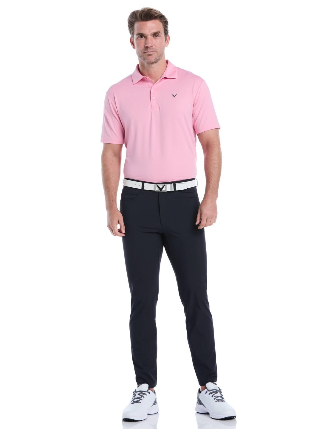 Men's Micro Hex Golf Polo Shirt