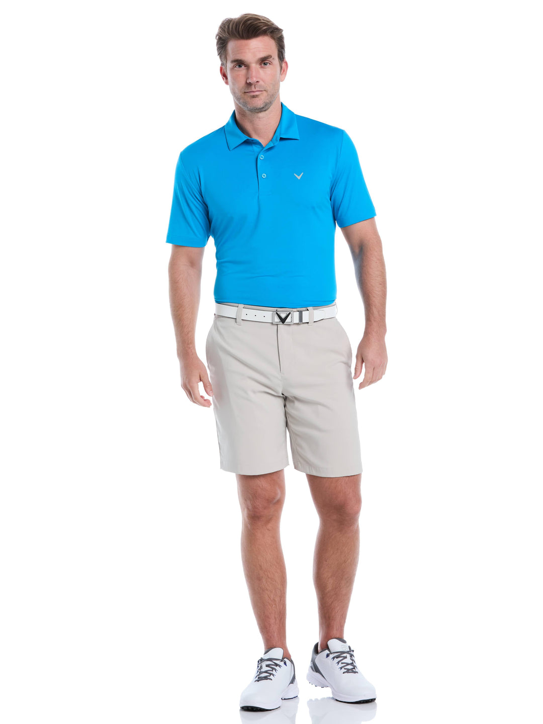 Men's Micro Hex Golf Polo Shirt