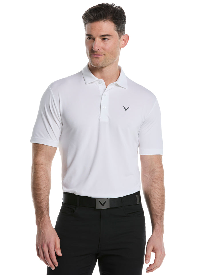 Men's Micro Hex Golf Polo Shirt