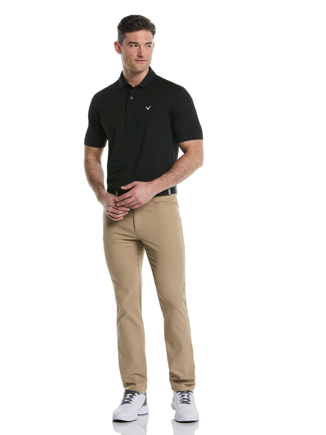 Men's Micro Hex Golf Polo Shirt
