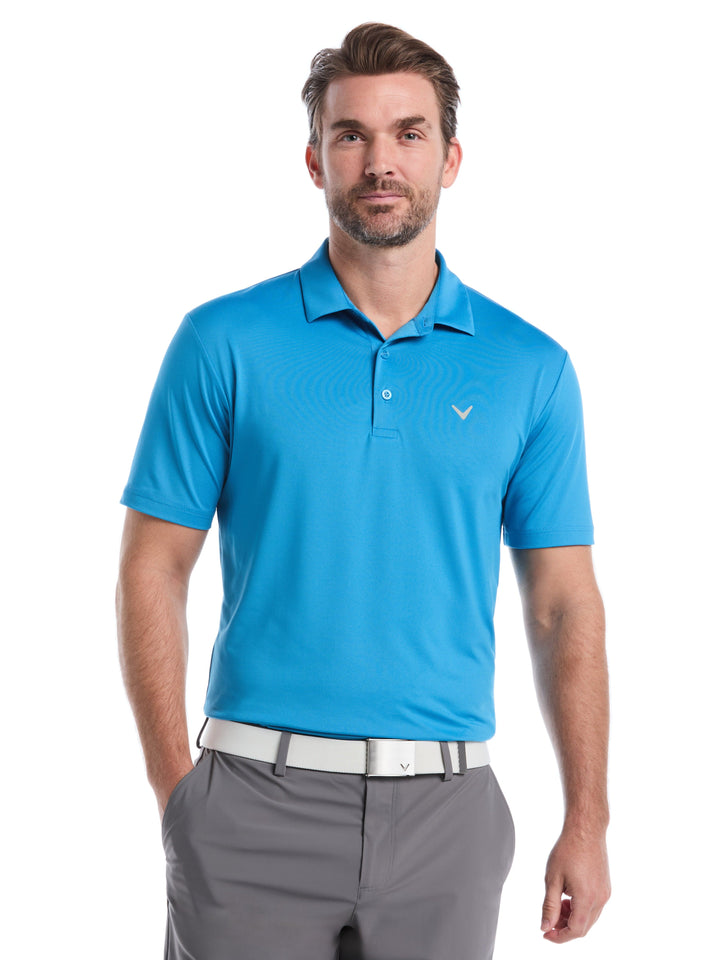 Men's Micro Hex Golf Polo Shirt