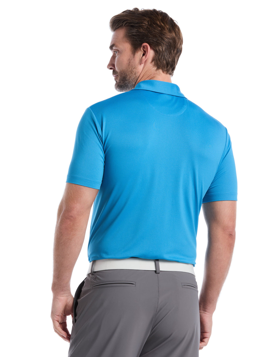 Men's Micro Hex Golf Polo Shirt