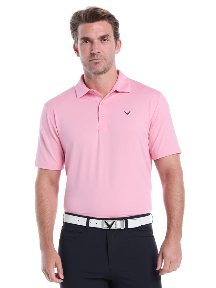 Men's Micro Hex Golf Polo Shirt