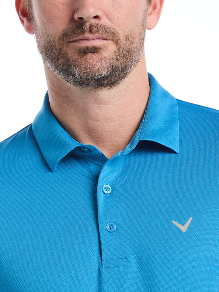 Men's Micro Hex Golf Polo Shirt