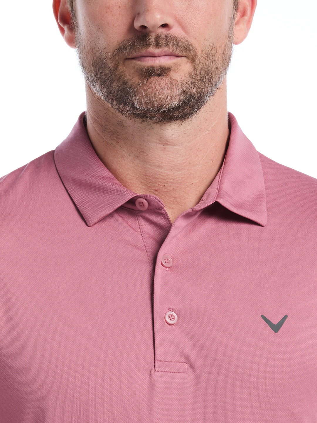 Men's Micro Hex Golf Polo Shirt