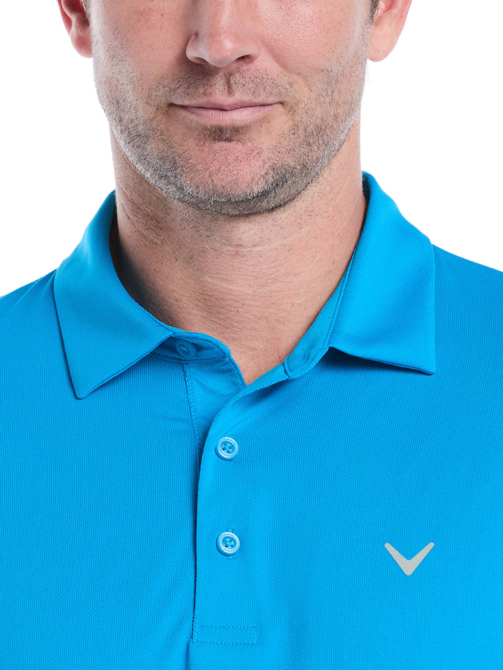 Men's Micro Hex Golf Polo Shirt