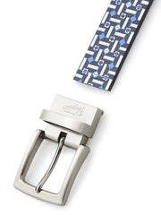 Men's Micro-Pinball Reversible Leather Belt