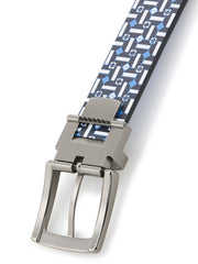 Men's Micro-Pinball Reversible Leather Belt