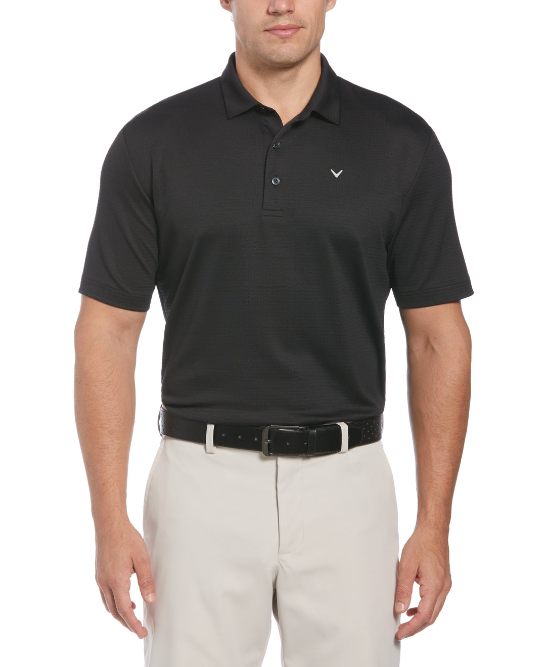 MicroTexture Golf Polo (Caviar) 