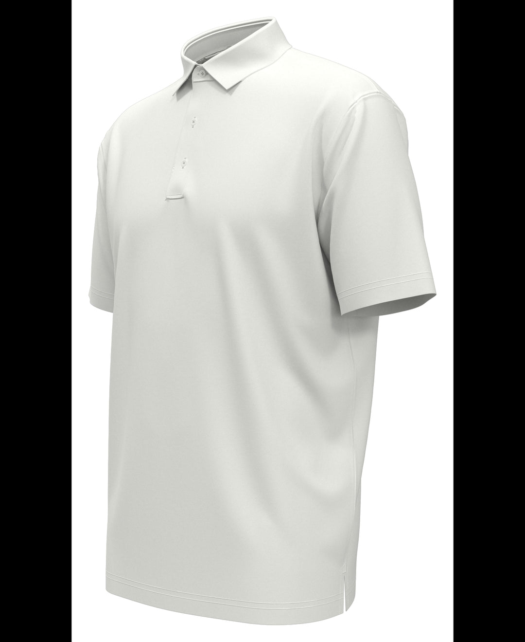 MicroTexture Golf Polo (Bright White) 