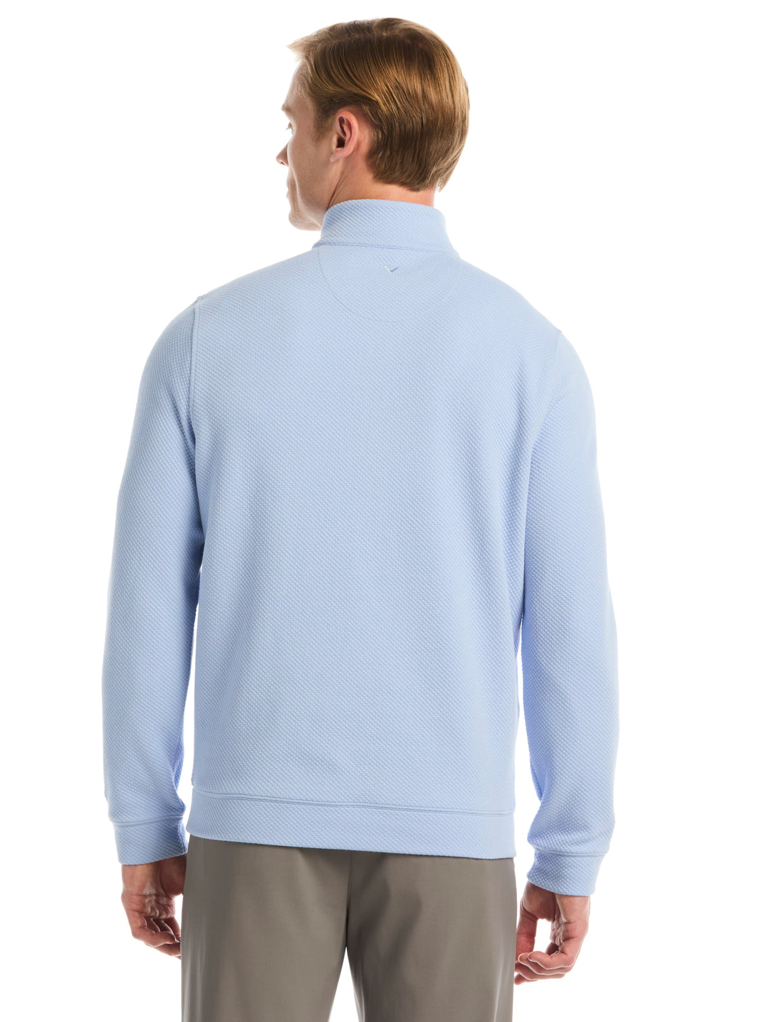 Men's Midweight Argyle Quarter Zip