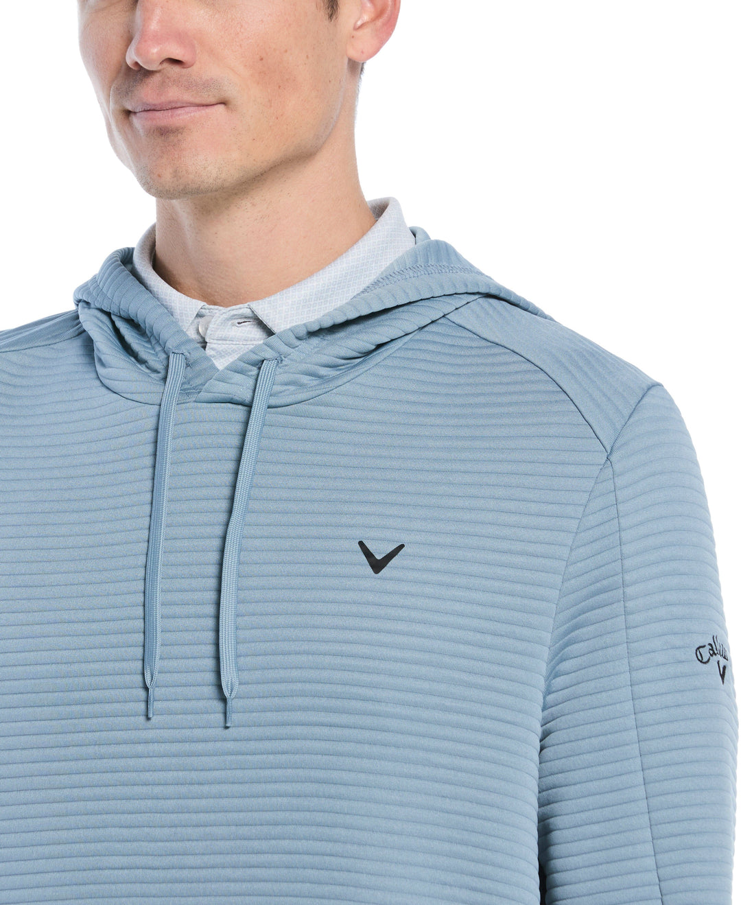 Men's Midweight Ottoman Golf Pullover Hoodie (Citadel) 