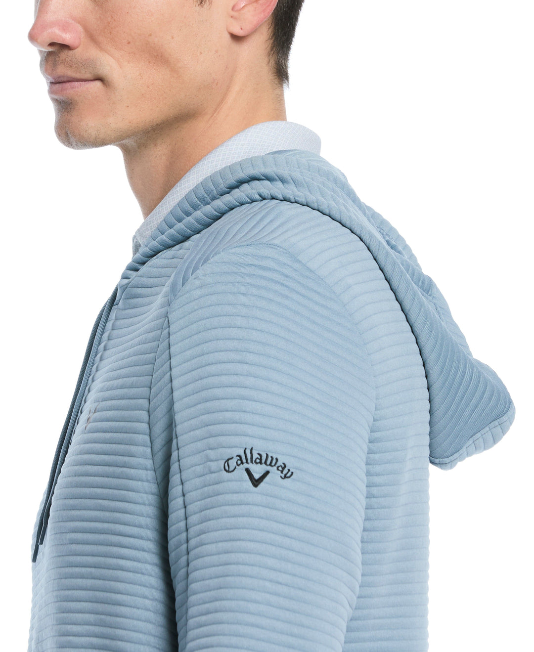 Men's Midweight Ottoman Golf Pullover Hoodie (Citadel) 