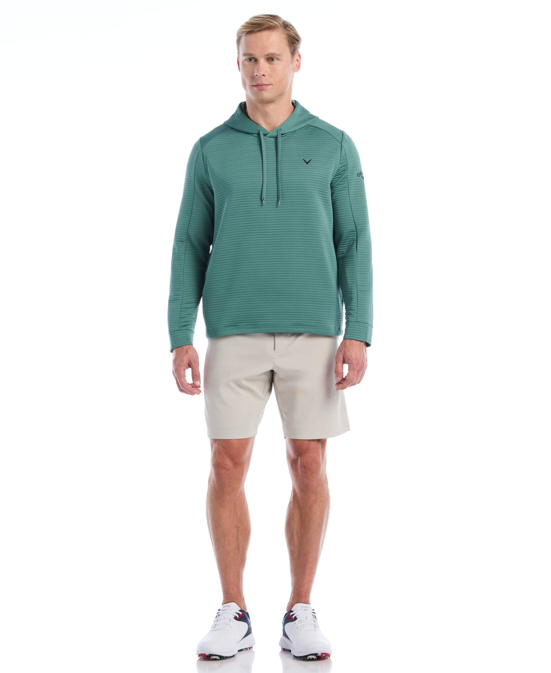 Men's Midweight Ottoman Golf Pullover Hoodie (Training Sage) 