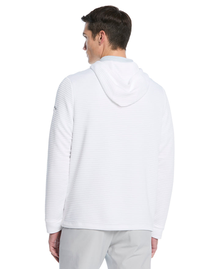 Men's Midweight Ottoman Golf Pullover Hoodie (Bright White) 