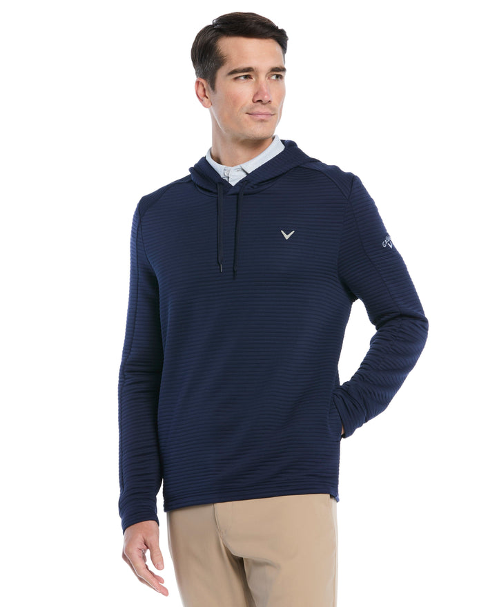 Men's Midweight Ottoman Golf Pullover Hoodie (Peacoat) 