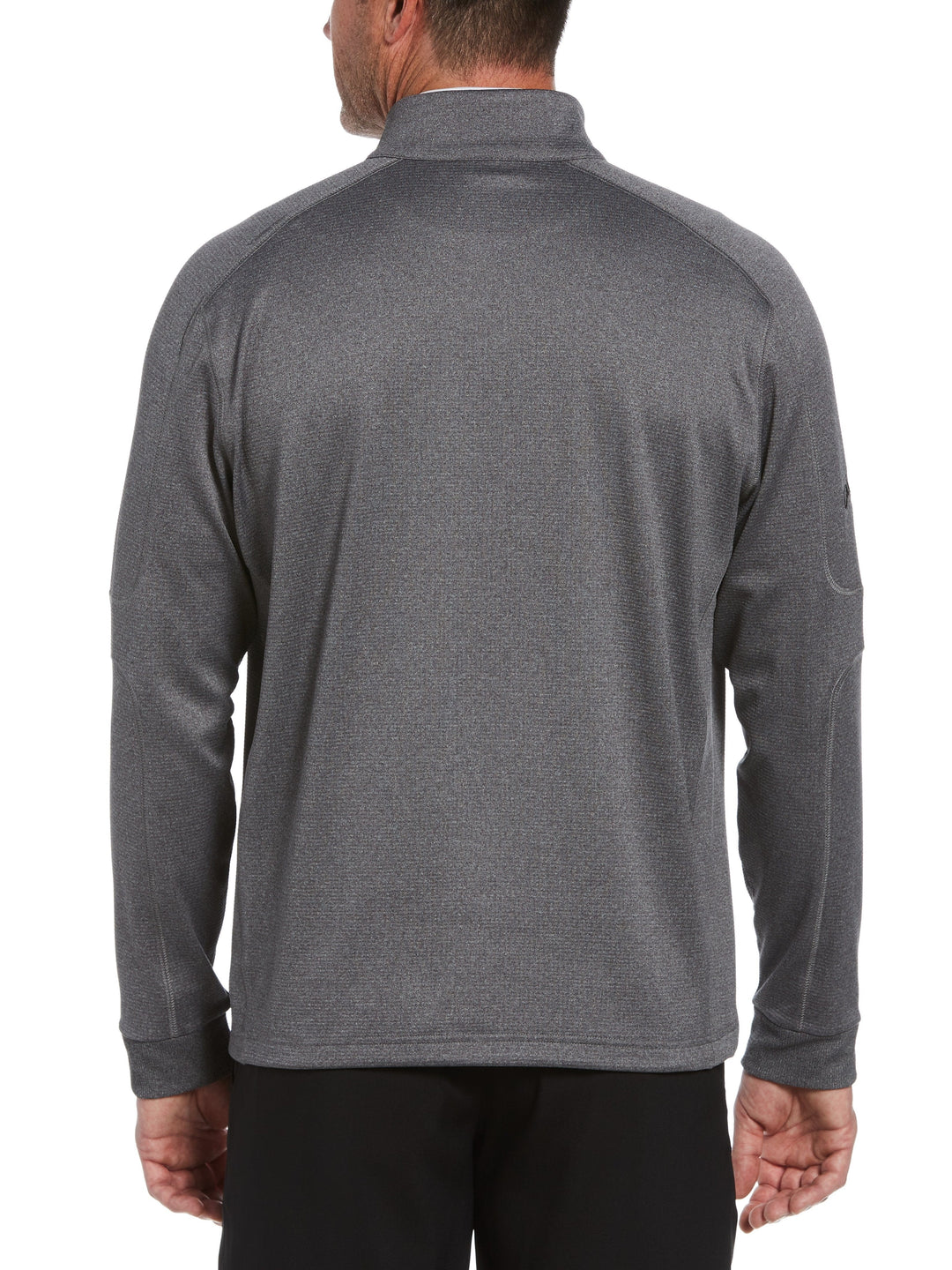 Men's Midweight Waffle Knit Quarter Zip Pullover