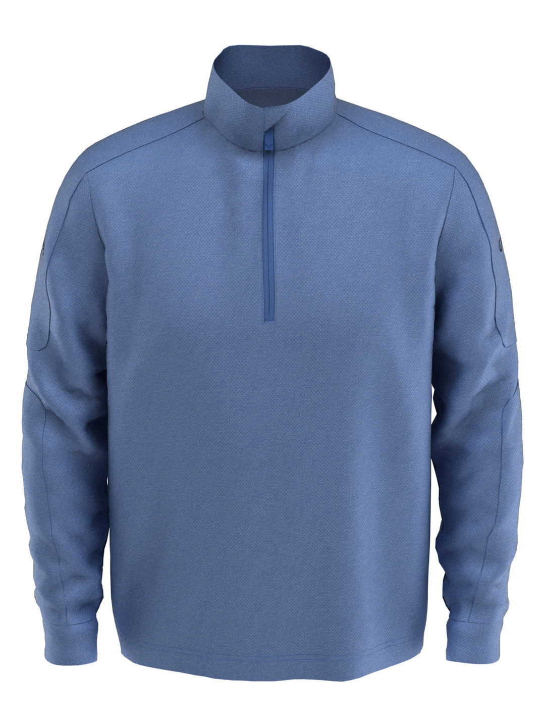 Men's Midweight Waffle Knit Quarter Zip Pullover
