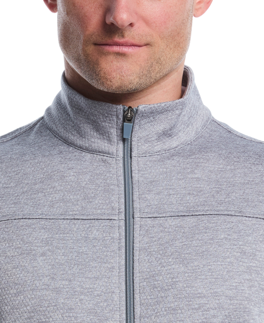 Mini Argyle Quilted Knit Golf Vest (Tradedawn Htr) 